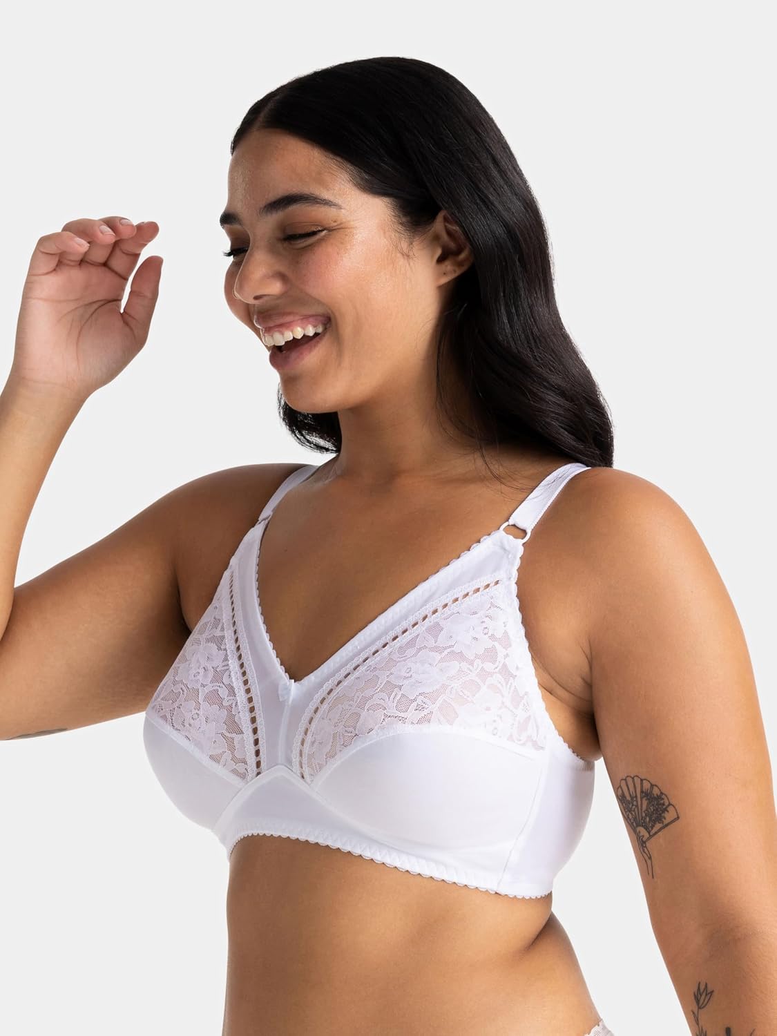 DORINA Lifting Bra – Adjustable Straps – White