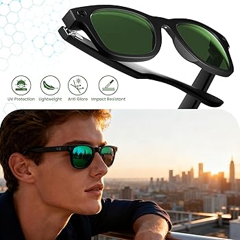 Amazon | 交換用偏光レンズ Ray-Ban Meta Wayfarer RW4006/(Gen 2