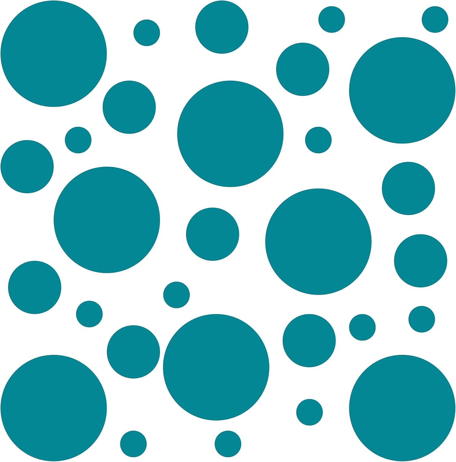 Polka Dot Wall Decals 120 Assorted Dot Stickers Girls Room Wall Decor Stickers