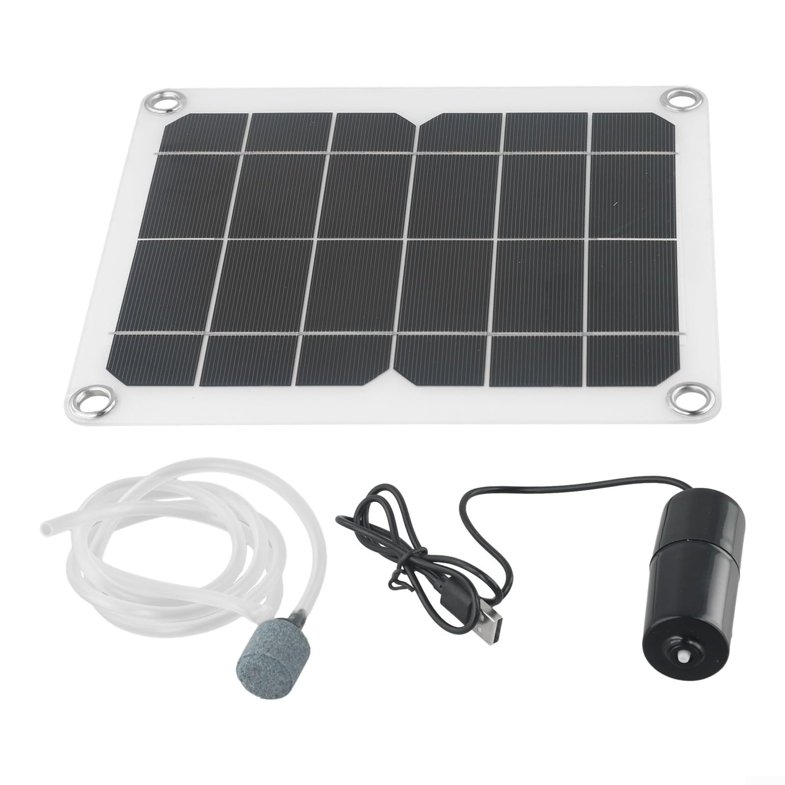 QOXEZY Solarny utleniacz do stawu, 20 W, solarny aerator do stawu, bezgłośny napowietrzacz słoneczny, utleniacz do akwarium, do stawu rybnego na zewnątrz