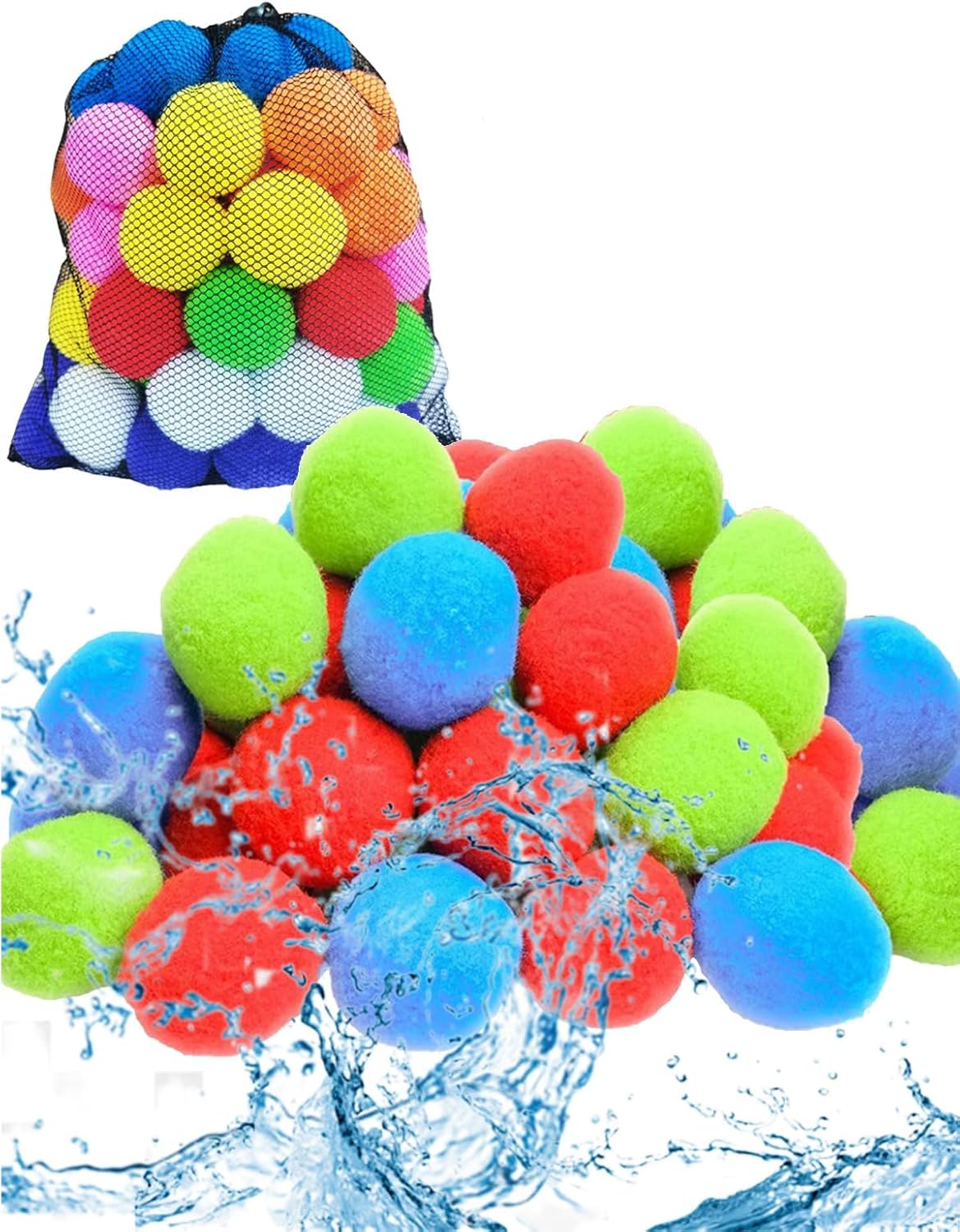 Water Balloons Colorful Air Balloon for Fun for Outdoor Summer Pool Toys (B)