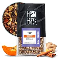 Vista 22 de Tiesta Tea - Té de jengibre y melocotón dulce, hojas sueltas, té herbal de melocotón picante, mezcla de tranquilidad sin cafeína, hojas de hierbas a