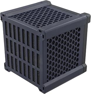 Cubo activado del purificador del agua del carbón para los canales del agua del caballo y los acuarios de los peces, material plástico para sostenido