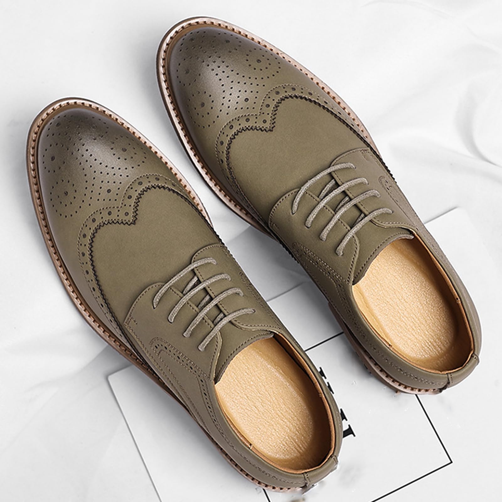 Uomo Scarpe da Pelle Brogue Scarpe da Eleganti comode