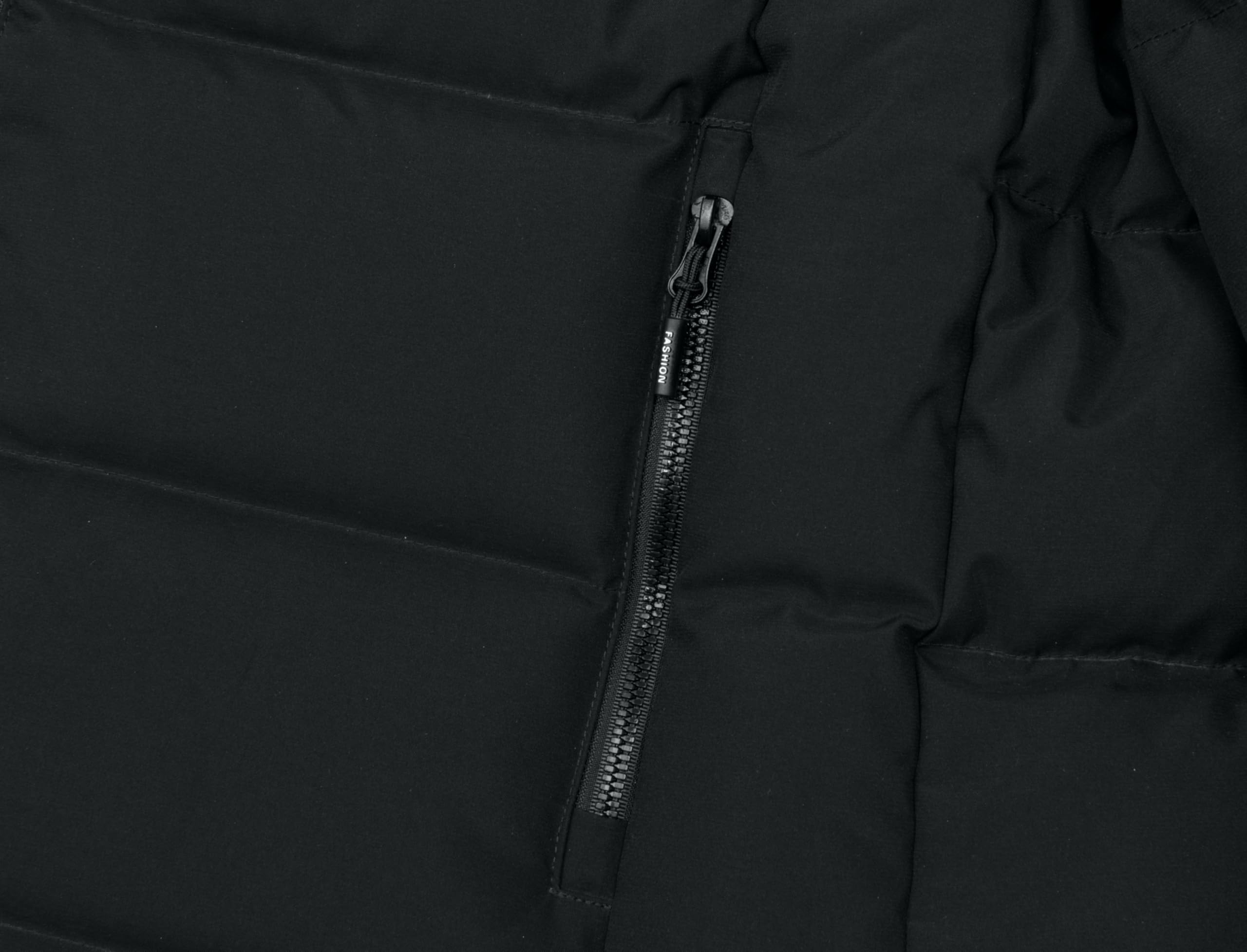GUGGEN Mountain Piumino da uomo con calda imbottitura, giacca invernale WH10, con cappuccio rimovibile, giacca trapuntata da uomo