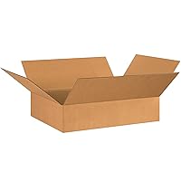 Vista 106 de Selecciona un tamaño: cajas planas de Tape Logic, Kraft, 25