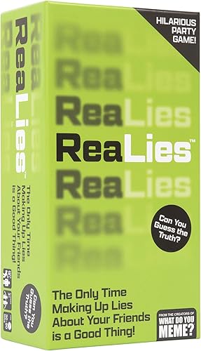 ReaLies - El divertido juego de fiesta de verdades y mentiras que prueba qué tan bien conoces a tus amigos - por What Do You Meme?