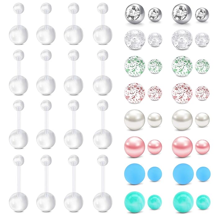 Buy Plastic Pregnancy Belly Button Rings Long Bar Navel Rings for