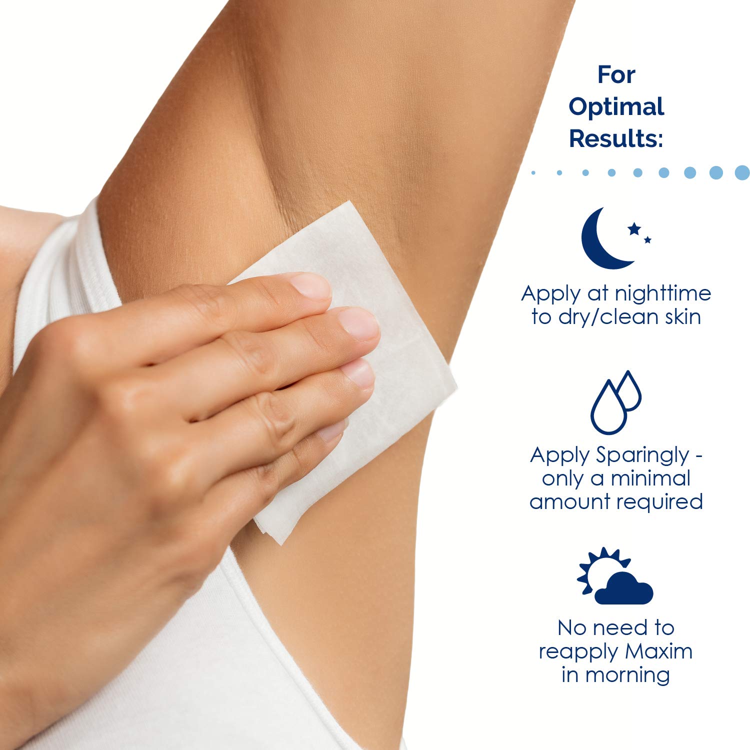 Maxim (4-Pack) Antiperspirant Towelette for Women and Men | Treatment for Hyperhidrosis and Excessive Sweating : Beauty & Personal Care