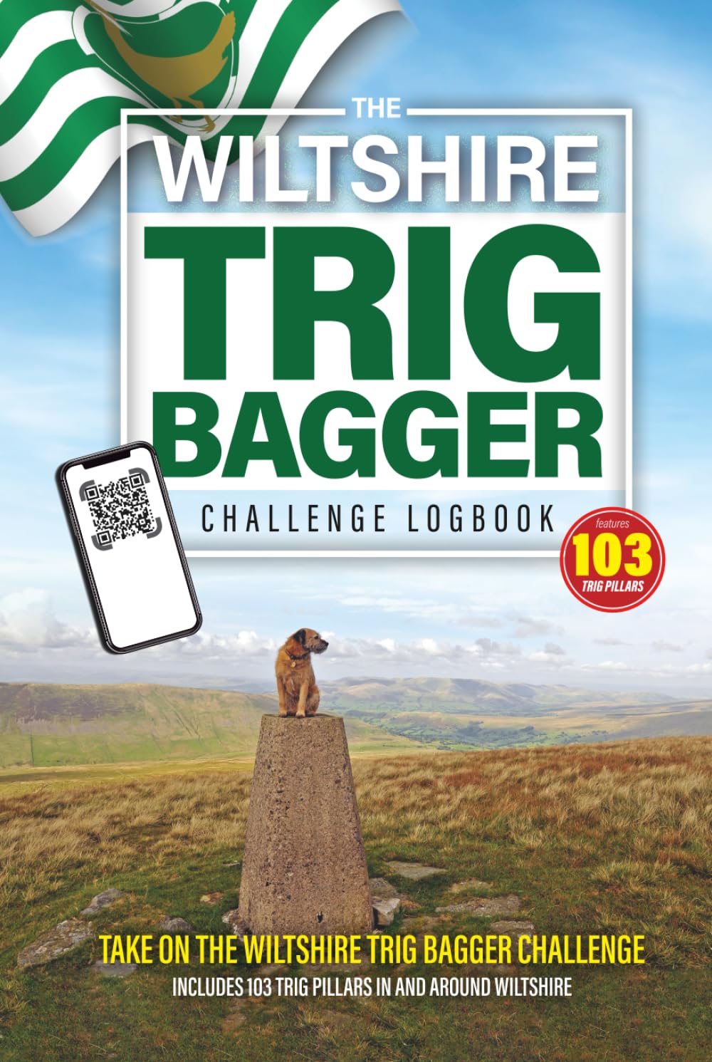 The Wiltshire Trig Bagger Challenge Logbook: Hiking Challenge Logbook Featuring 103 Trig Pillars In Wiltshire