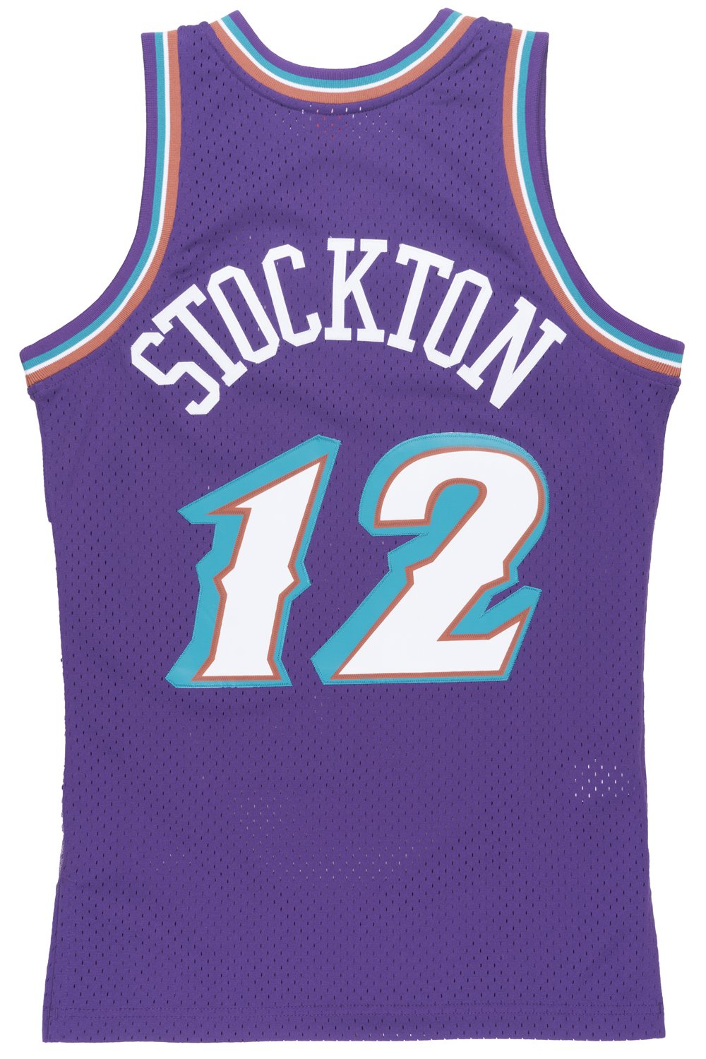 John Stockton Utah Jazz Mitchell and Ness Men's Purple Throwback Jesey X-Large