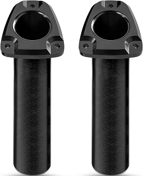 Young Marine Set of 2 Aluminium Heavy Duty Flush Mount 30 Degree Rod Holder for Fishing Boat