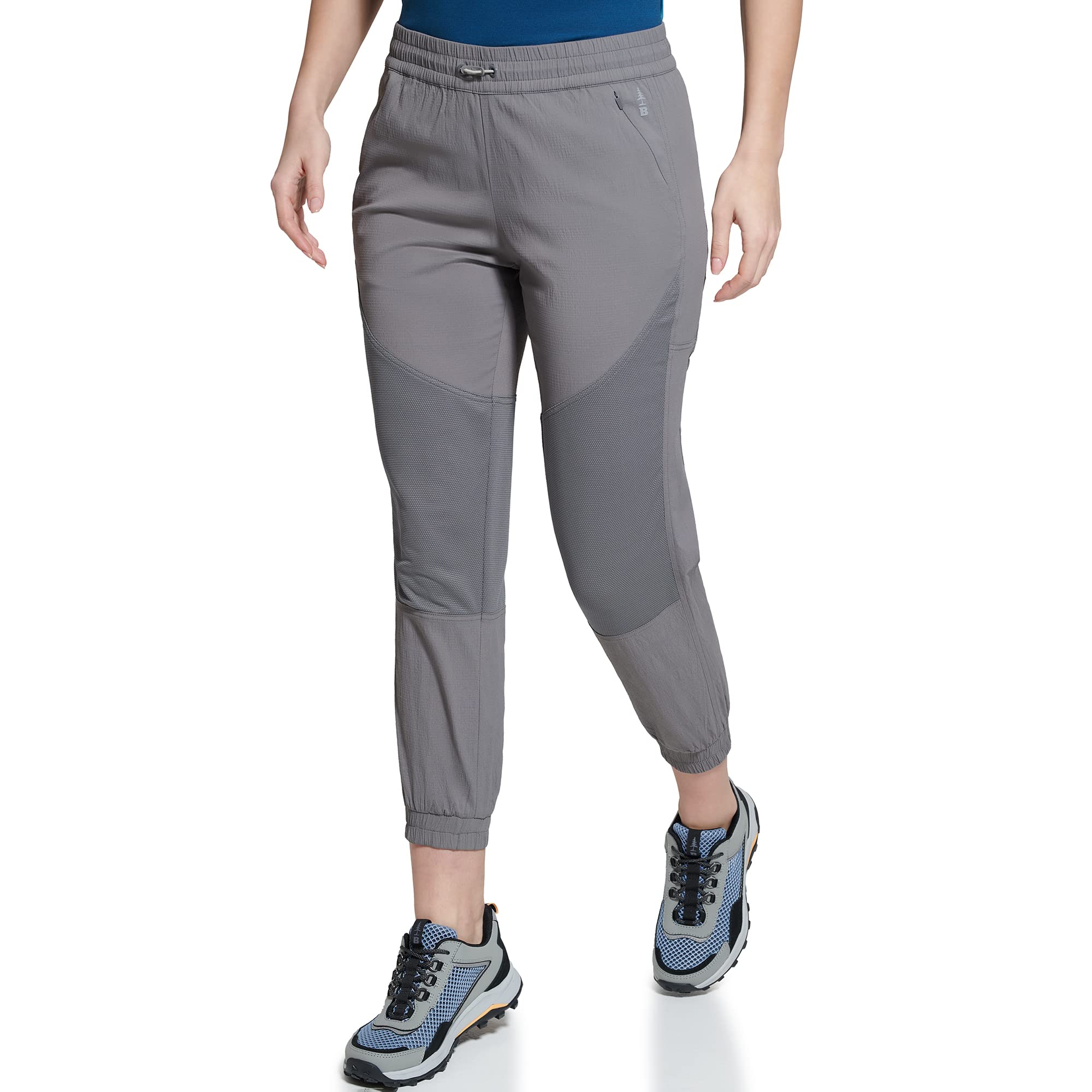 BASS OUTDOOR Women’s Pants – Lightweight Roque Joggers with Elastic Waist