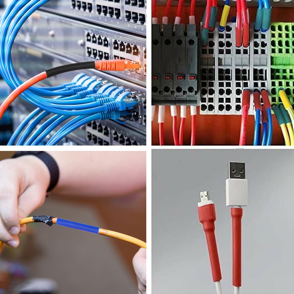 Amazon.co.jp: Edinstry 熱収縮チューブ 絶縁チューブ 収縮チューブ 長