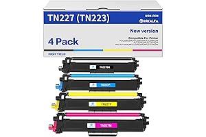 Brother TN227BK/C/M/Y High Yield Toner Cartridge 4 Pack