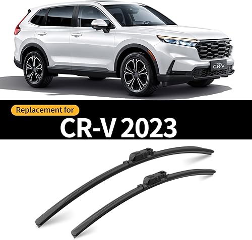 Miniatura 2 de GARDIMU Repuesto para limpiaparabrisas Honda CR-V CRV 2023, 3 piezas de limpiaparabrisas delantero y trasero (24+19+10 pulgadas)