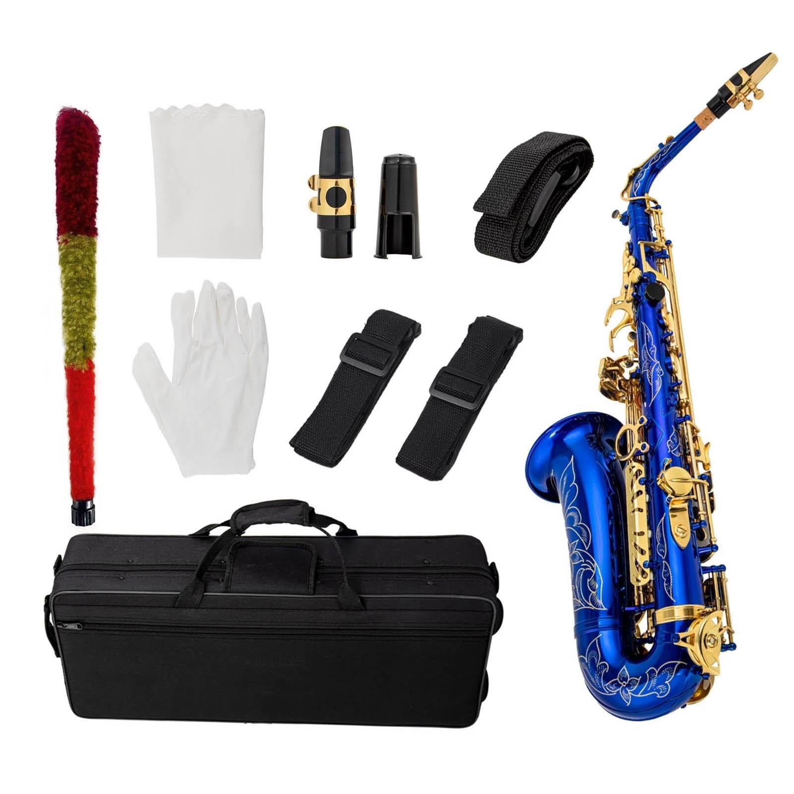 Saxophon Es-Altsaxophon Messingmaterial Blau