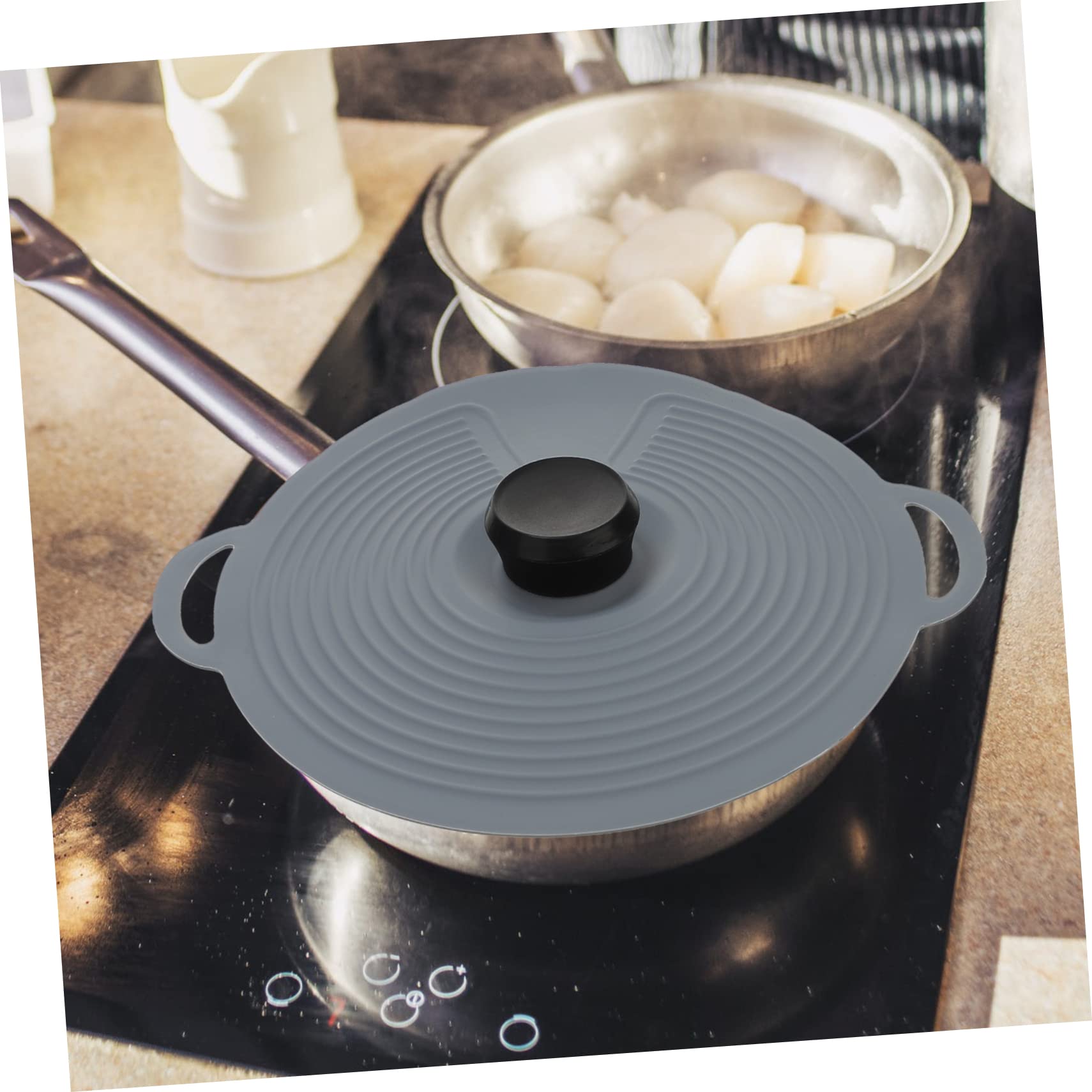 Couvercle de Casserole Silicone 1pc, la Cuisine Hermétique Réutilisable