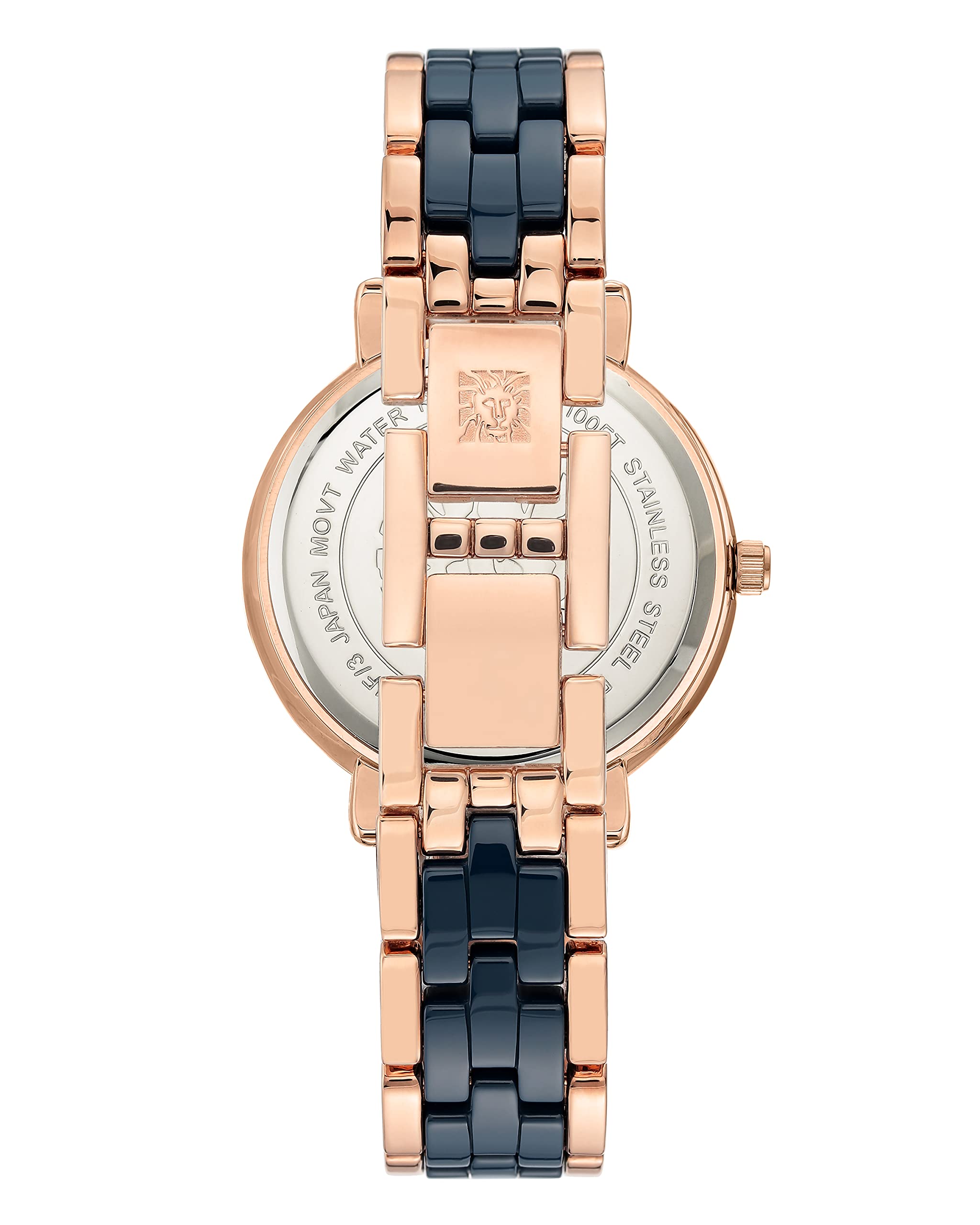 Anne Klein Quartz Analog Blue Dial Ceramic Strap Watch for Women-NCAK3810DBRG (B0968Q61PH) Amazon Price History, Amazon Price Tracker