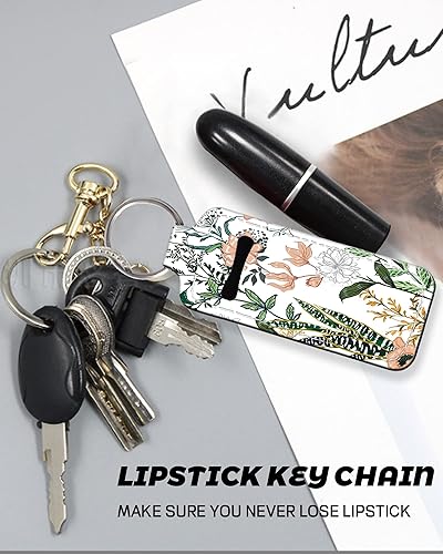 Miniatura 3 de Chapstick Holder Llavero Moda Lápiz Labial Manga Bálsamo Labial Portátil Bolsillo Brillo Labial Soporte de Tubo