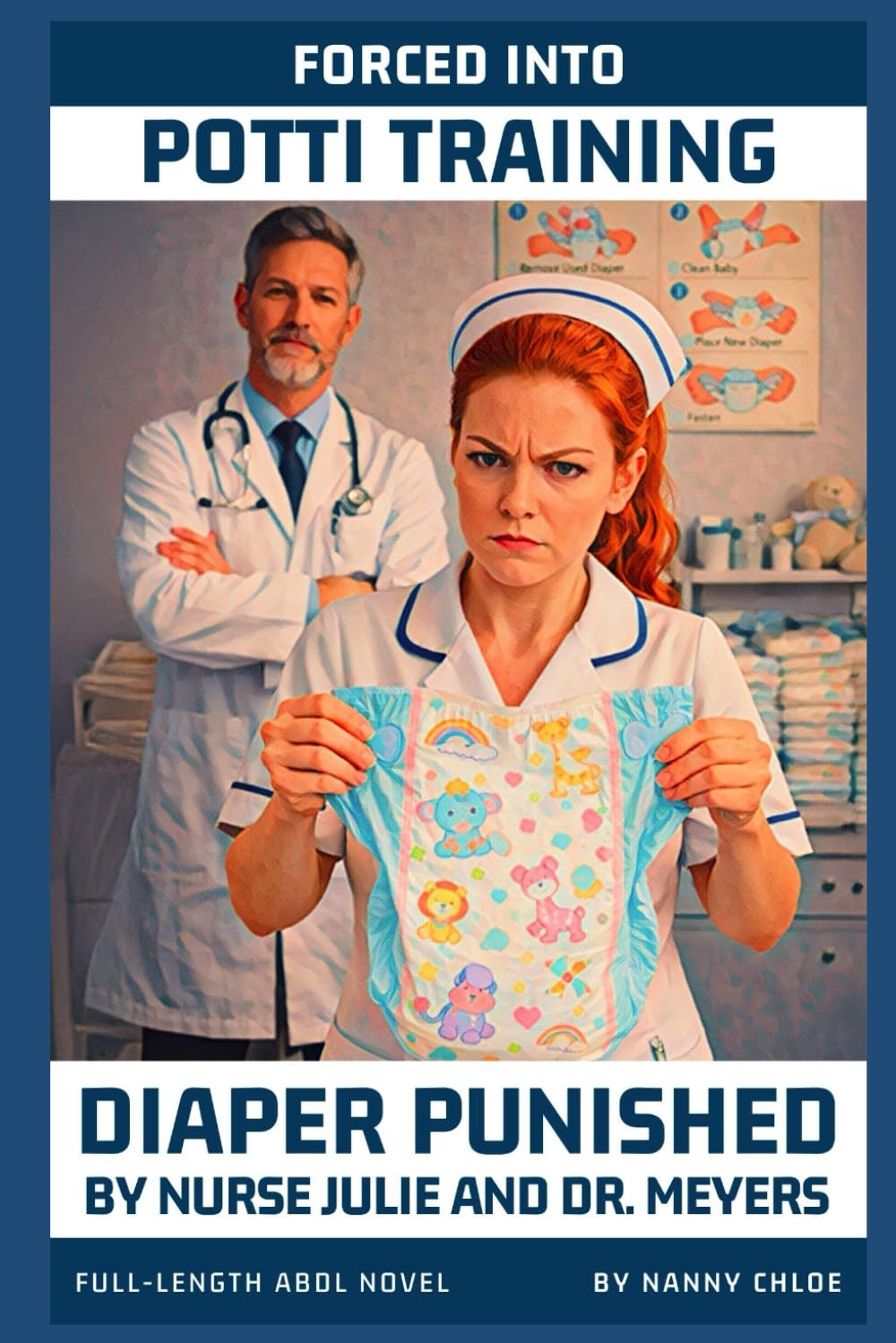 Forced into Potti Training: Diaper Punished by Nurse Julie and Dr. Meyers (Full-Length ABDL Novel)