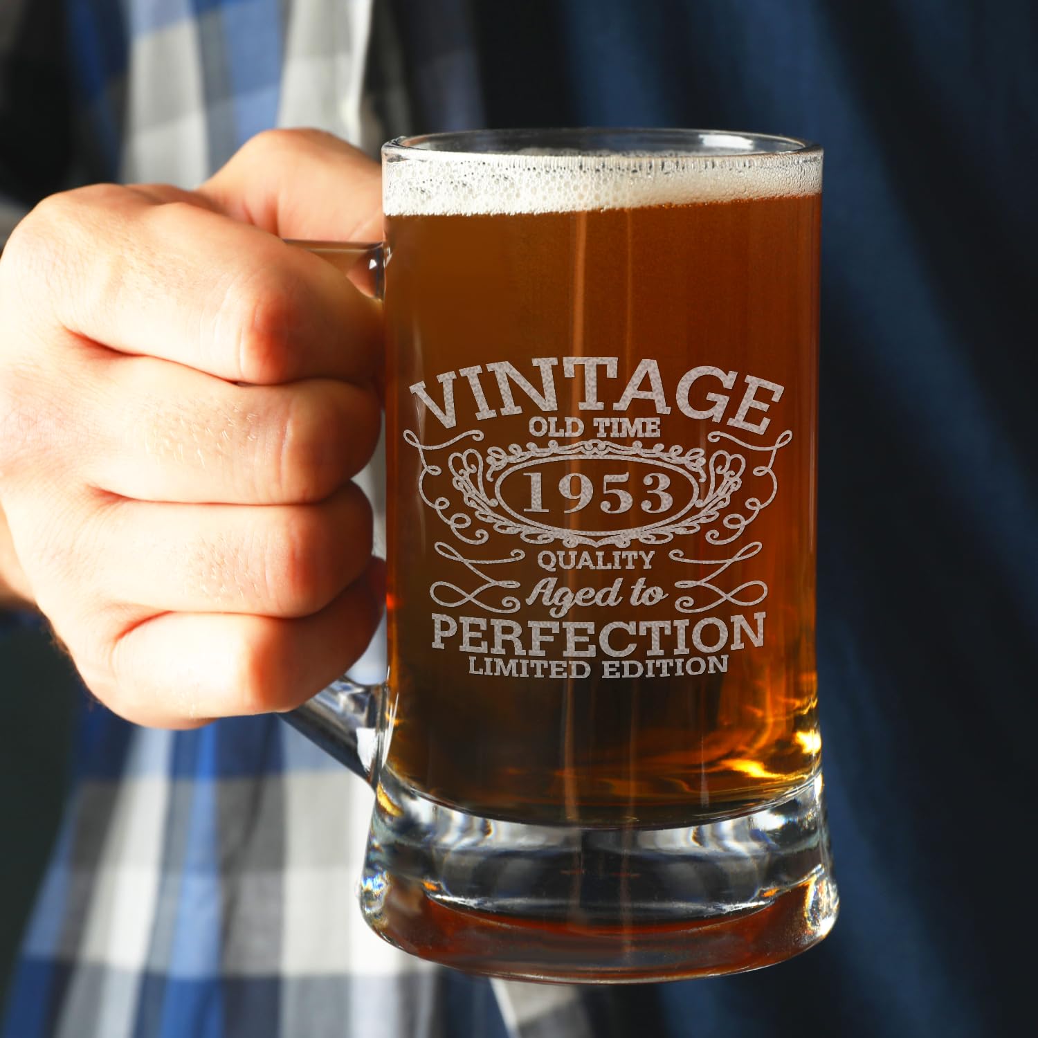 ビンテージ　オールド　レア　ビールマグ 1957年製 Amazon.com | 72nd Birthday Vintage 72 Years Old Time 1953 Quality