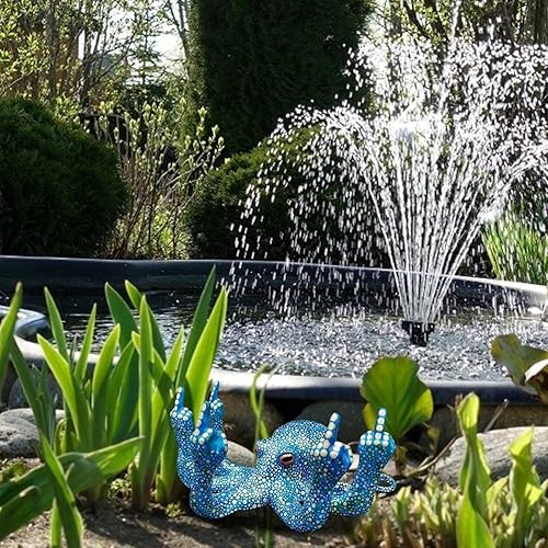 Miniatura 4 de Dan&Dre Estatua de jardín Puramente hecho a mano, adornos en miniatura de pulpo, barra de mesa, escultura decorativa de animales coleccionables