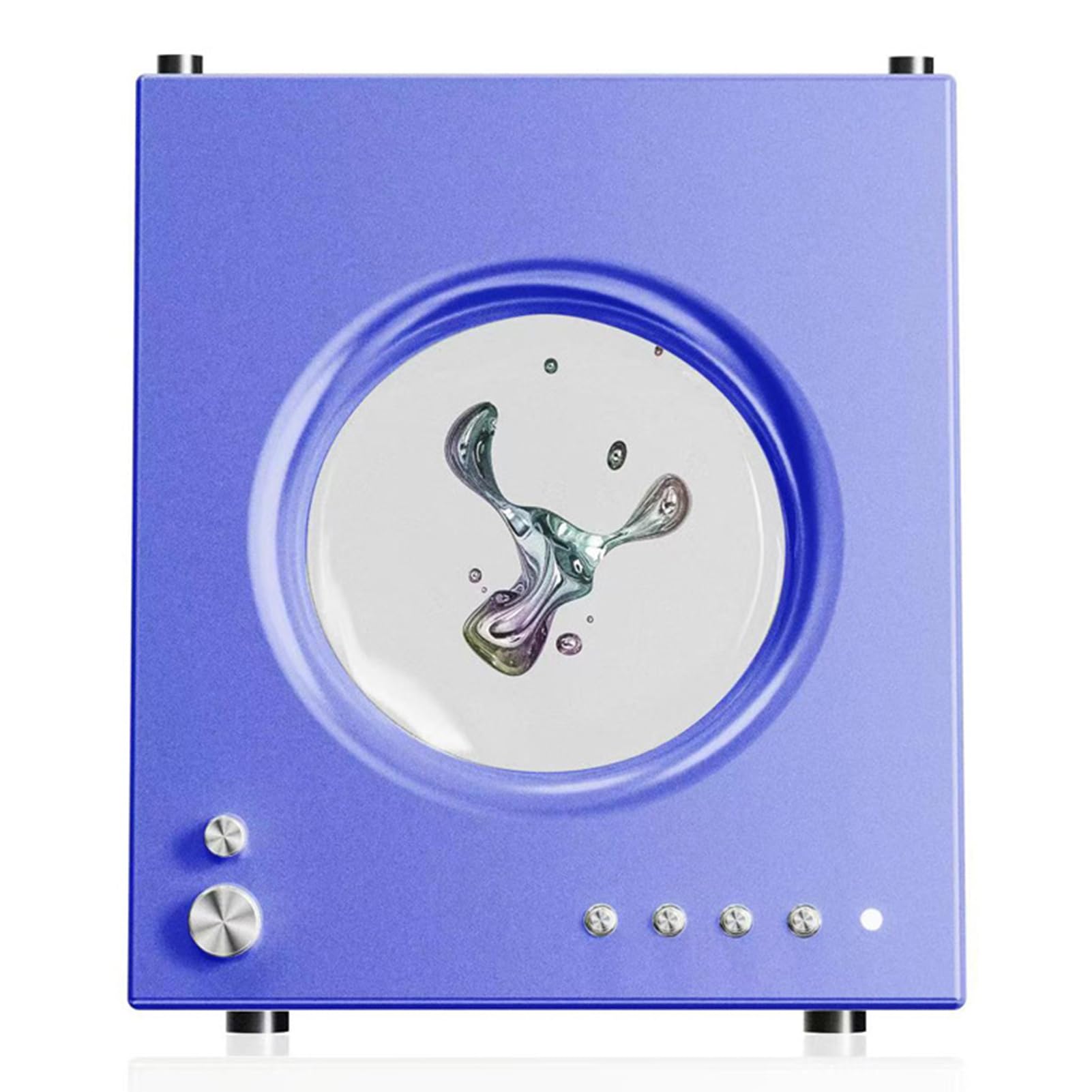 Ferrofluide dansant musical avec haut-parleur Bluetooth bleu