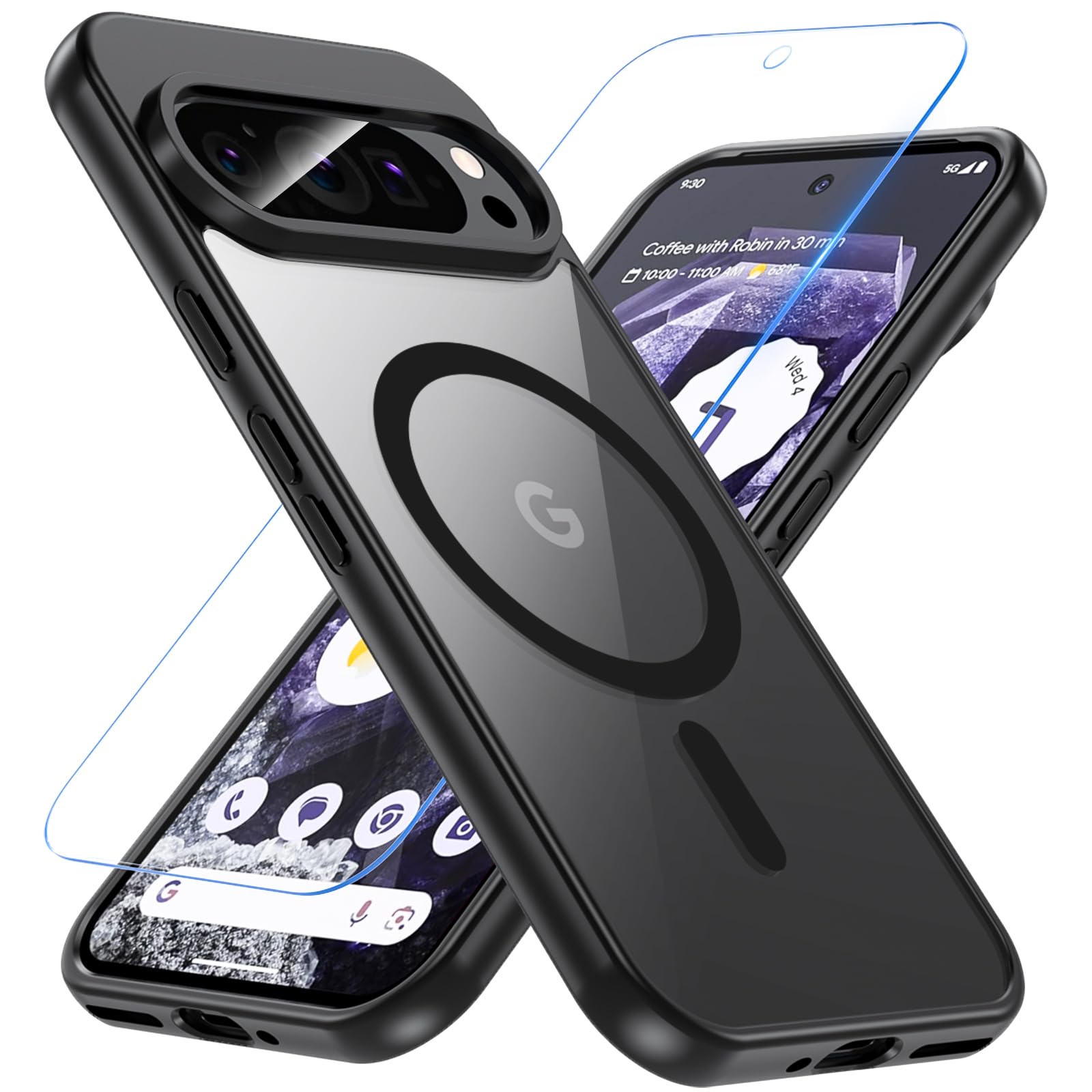 Google Pixel 9 Pro 黒 128GB 中古 ケース、ガラス付き Amazon.co.jp: Google Pixel9 ケース Pixel9 Pro ケース OWKEY【ガラス