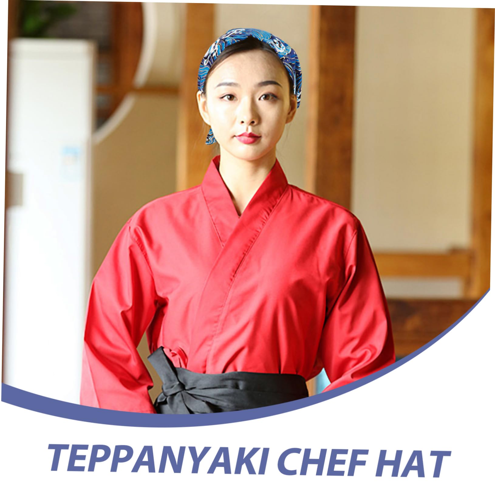MAGICLULU Sombrero De Cocinero Gorro Cocinero Sombrero De Cocina Resistente Desgaste Gorros De Chef para Hombre Universal De Trabajo o De o Paño Blue