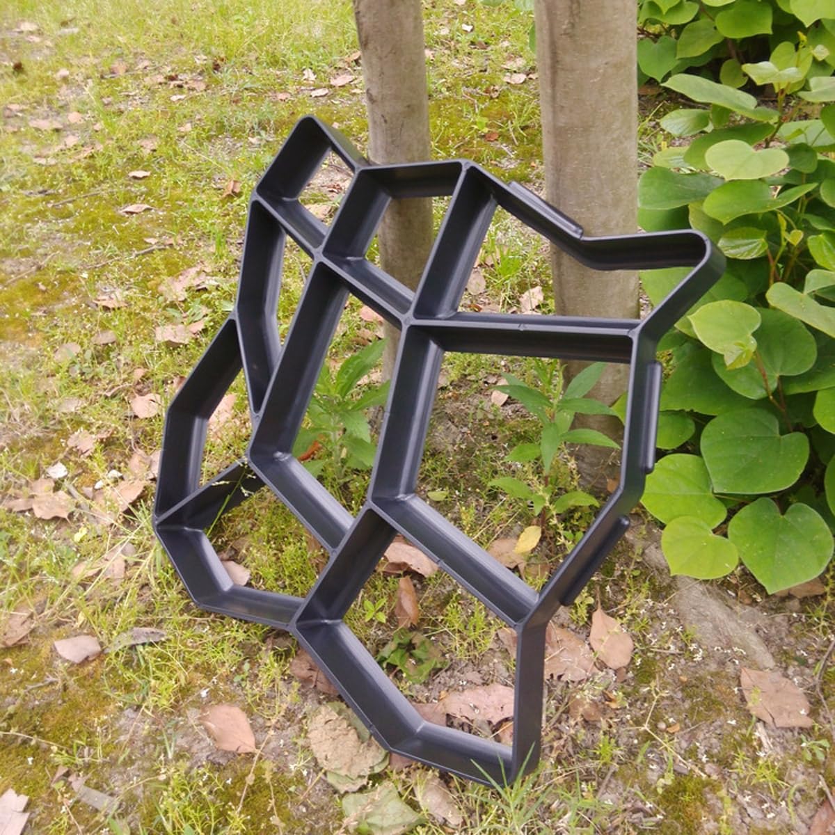 Moldes de hormigón de gran tamaño reutilizables para caminos de piedra, pavimentación de patios y aceras.