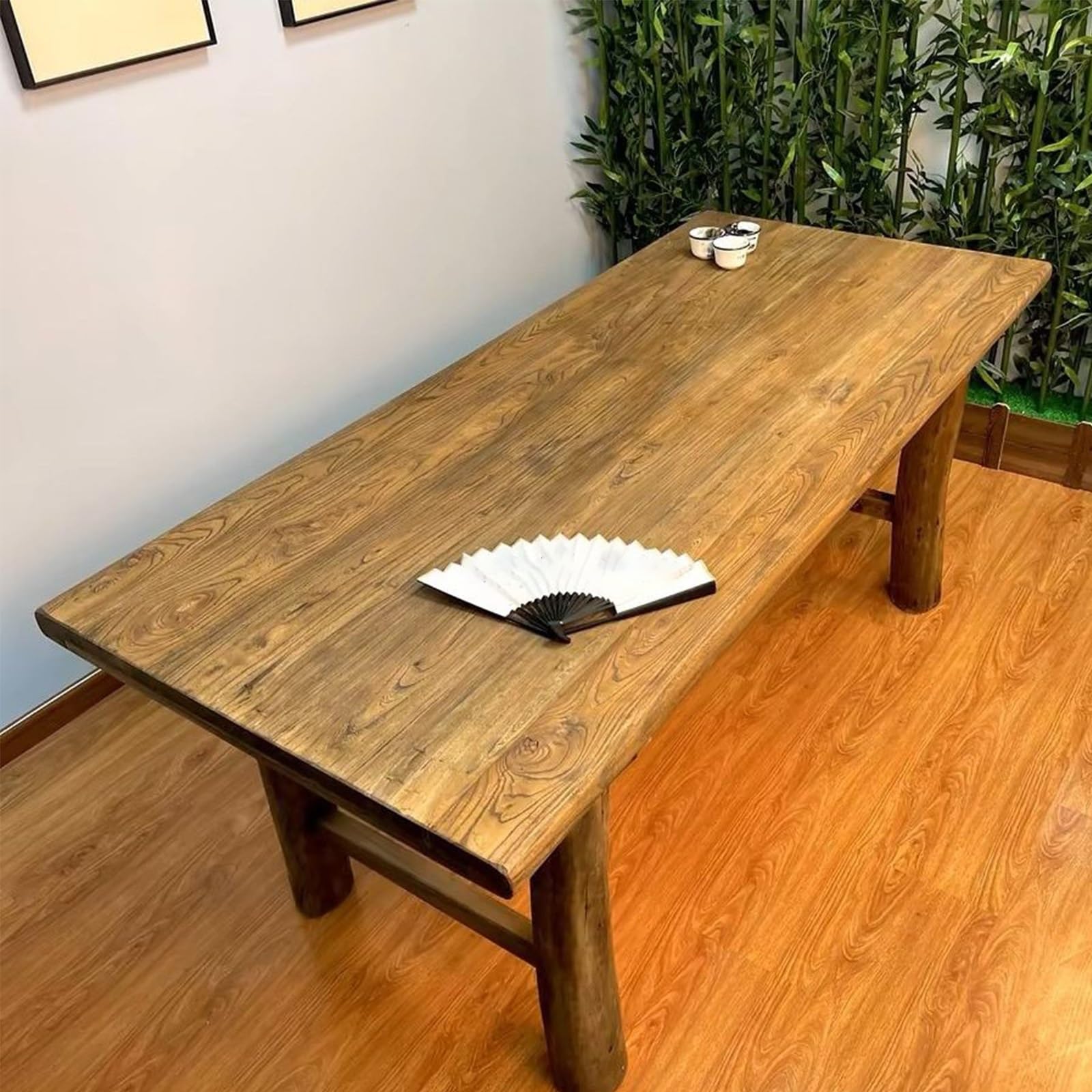 Table à manger bois 6 personnes spacieuse pour simplifier l'organisation de vos fêtes