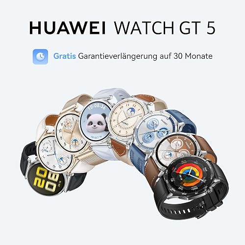 HUAWEI Watch GT 5 46 mm Smartwatch, Stylish Design, New Running and Cycling Mode, Health Monitor, 14 Days Battery Life, iOS and Android, Black - 2