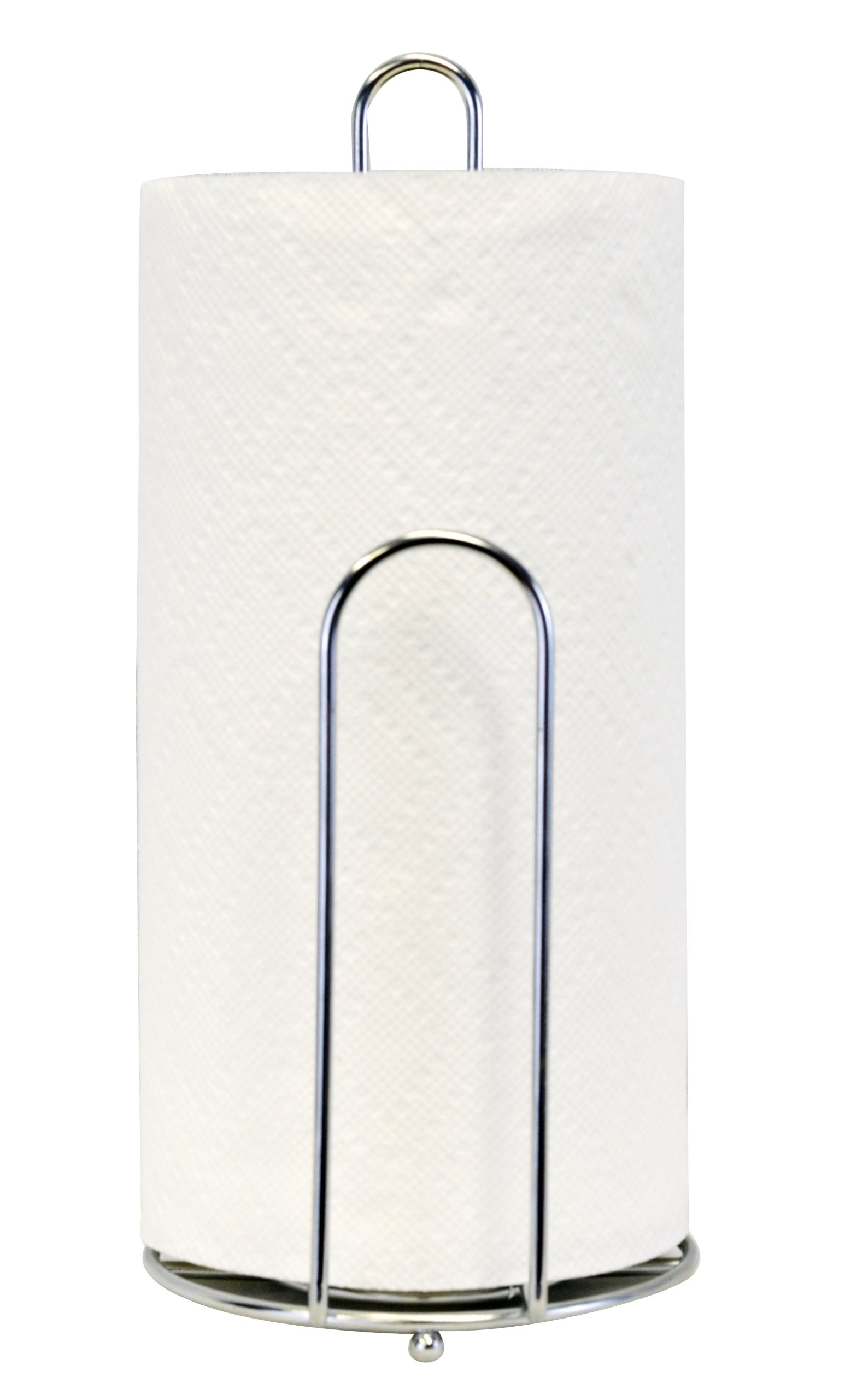 Southern HomewaresMetal Quick Load Paper Towel Stand Style Holder Chrome
