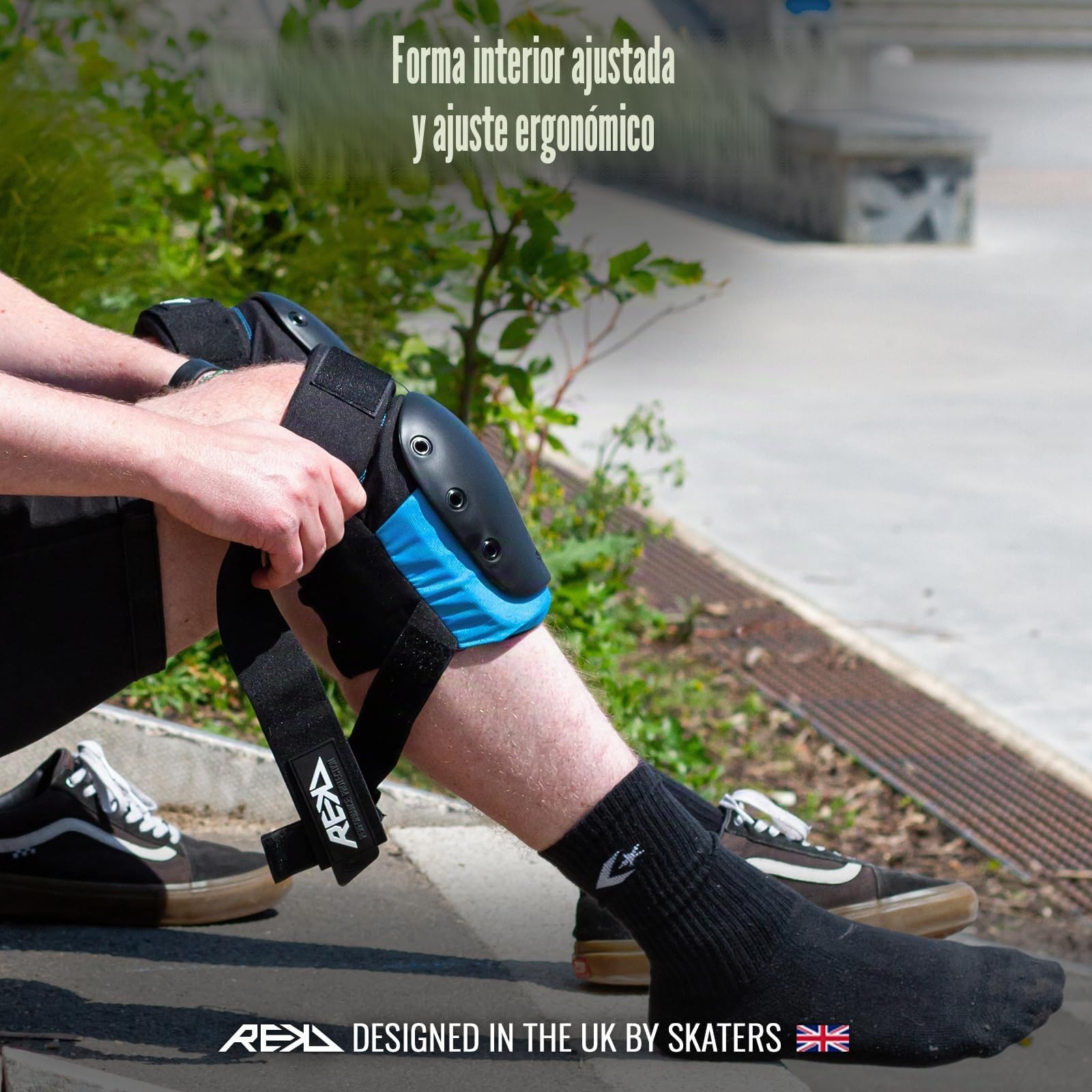 REKD Ramp Knee Pads Rodilleras kateboard Unisex Adulto