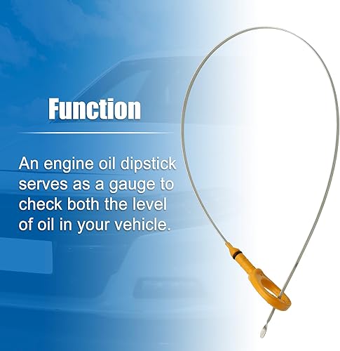 Miniatura 4 de uxcell Varilla de medición de aceite de motor de nivel de líquido de aceite de motor para Toyota RAV4 Base 2.0L L4 Gas 2001-2003 No.1530128020