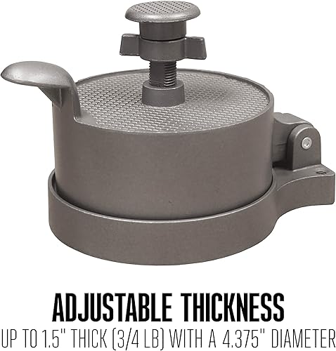 Miniatura 5 de Prensa para hamburguesas Weston única y antiadherente Sencillo talla única  Gris