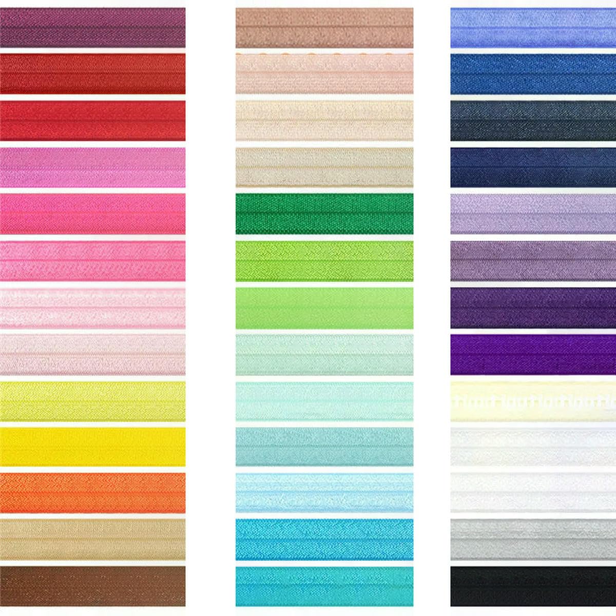 Rollo de 50 100 yardas de cinta elástica de satén de licra, brillante, de 20 mm de grosor, para doblar, para diadema, vestido, costura, color rosa perla, 100 yardas