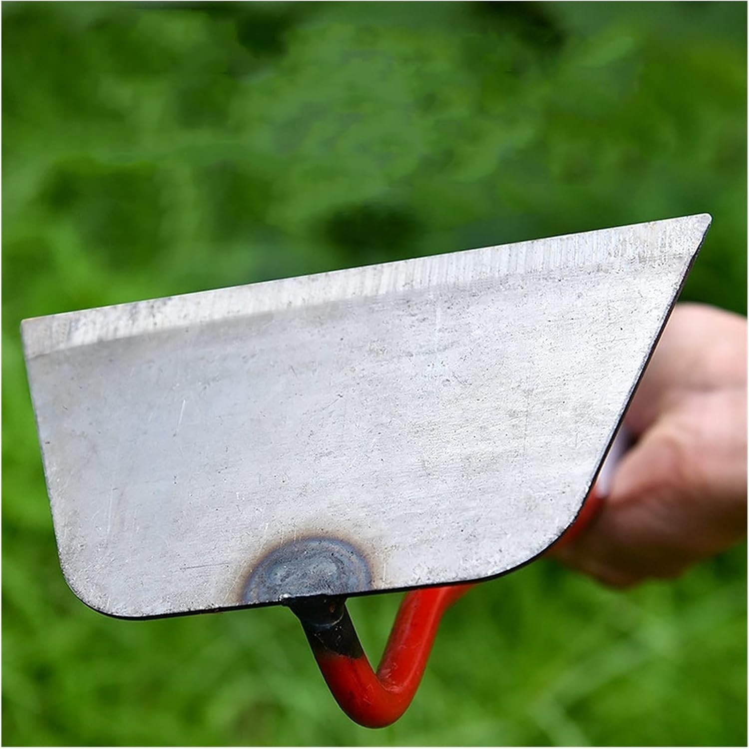 Houe en Acier à Main - Outil de Jardinage - Houe de Plantation de Jardin - Outil Portable de désherbage et d'ameublissement du Sol - Houe à Creuser avec poignée 2 en 1 pour Planter Le Sol -