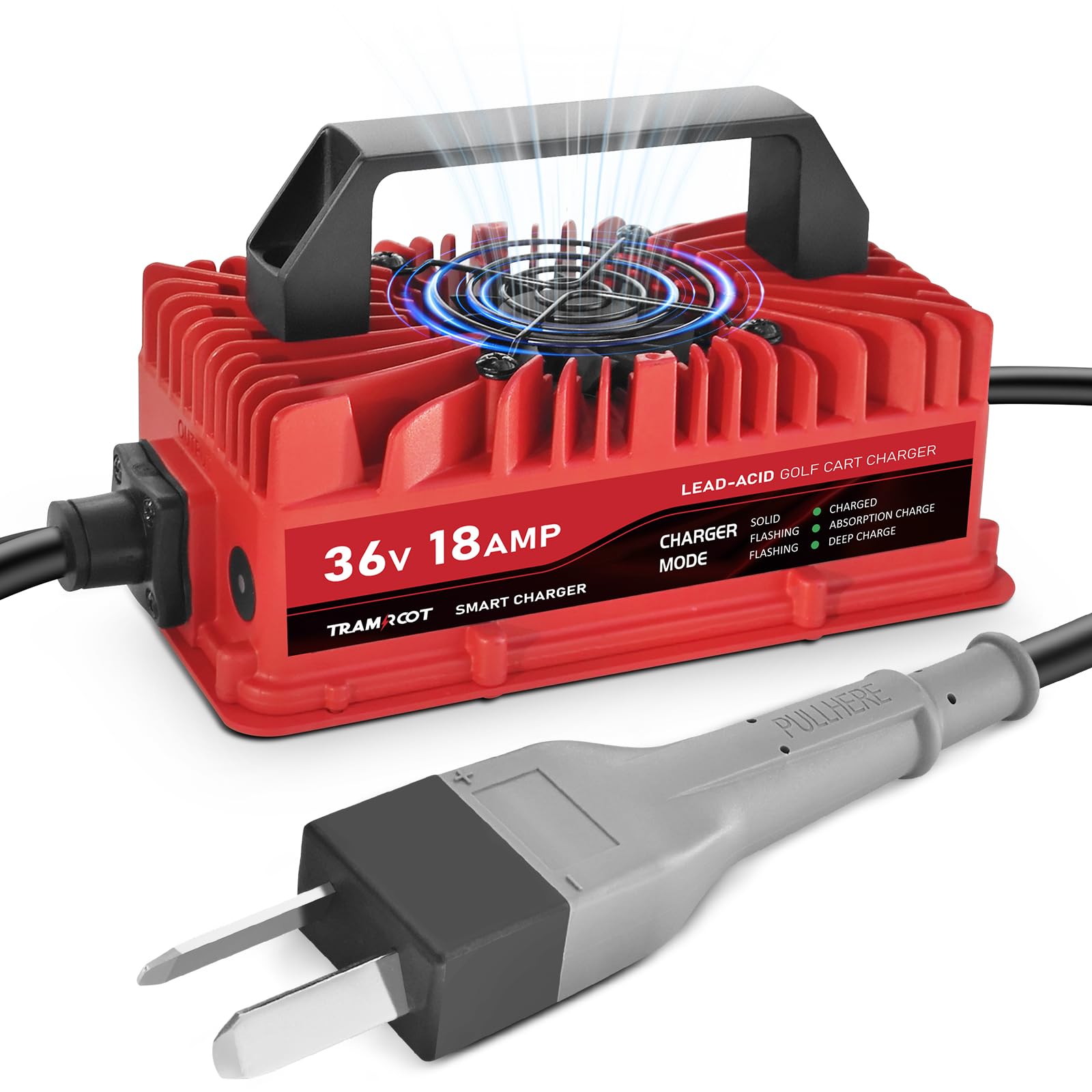 TRAMROOT 18 Amp Golf Cart Charger