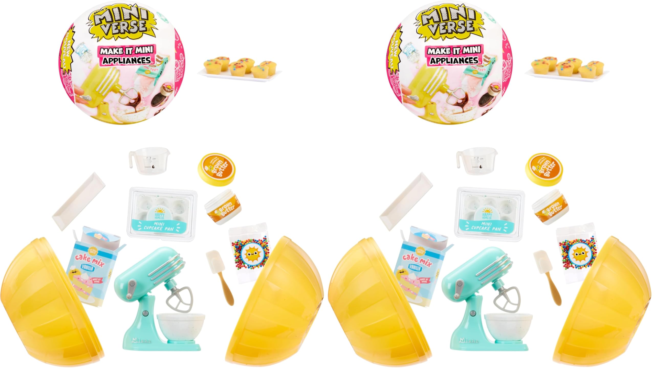 MGA's Miniverse Make It Mini Appliances Series 2 - Sammlerstücke, Geheimnisvolle Blindverpackung, Basteln mit Harz, Lebensmittel-Nachbildungen aus der Küche, für Sammler & Kinder ab 8, Nicht ESSBAR