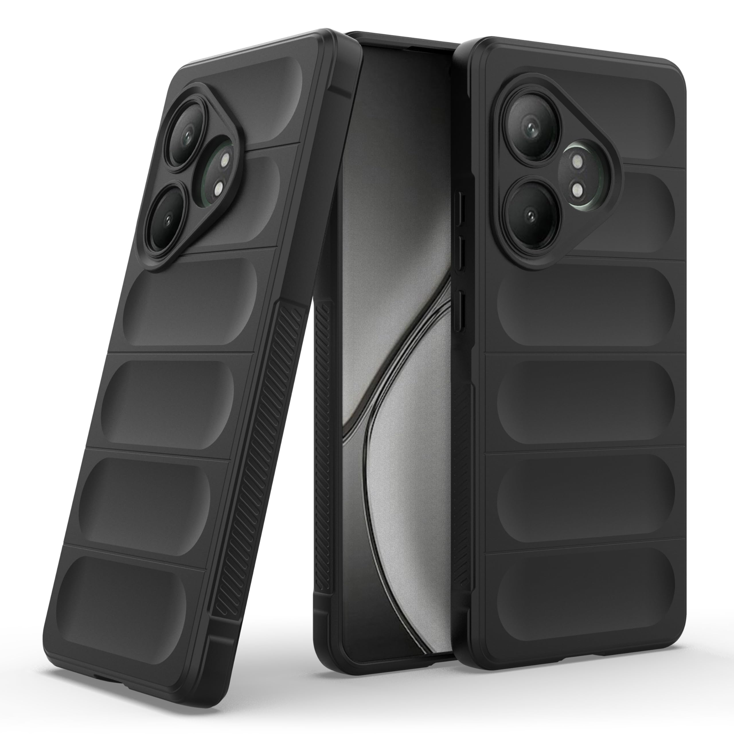 Zapcase Back Case Cover for Realme GT 6T 5G | Compatible for Realme GT 6T 5G Back Case Cover | Liquid Silicon Case for Realme GT 6T 5G with Camera Protection|Black (B0D9NX5G36) Amazon Price History, Amazon Price Tracker