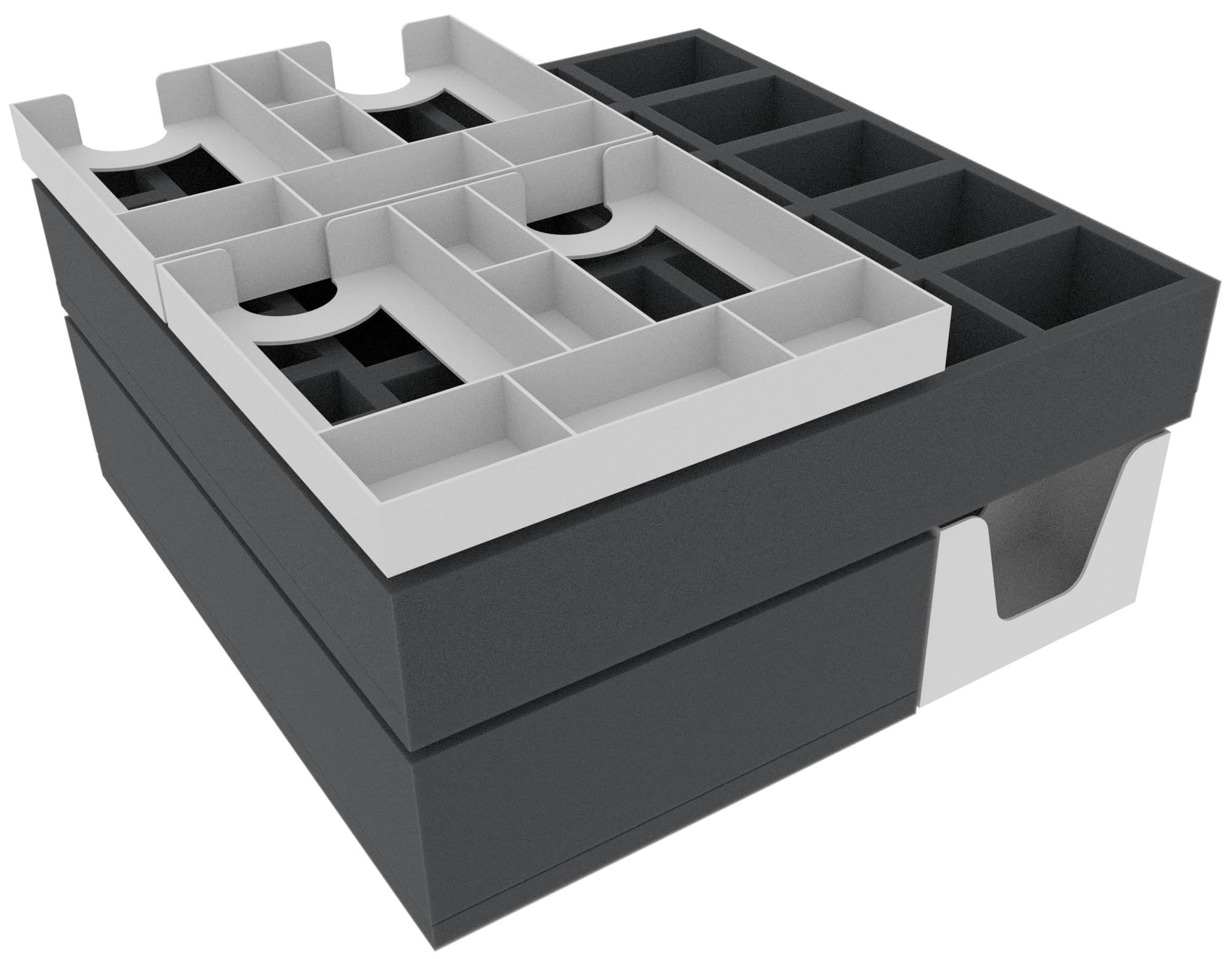Zestaw pianki Feldherr z Organizer kompatybilny z Wiedźmin: Stary Świat - Edycja Deluxe - pudełko do gry planszowej - sortuje materiał gry + chroni miniatury - ORG251