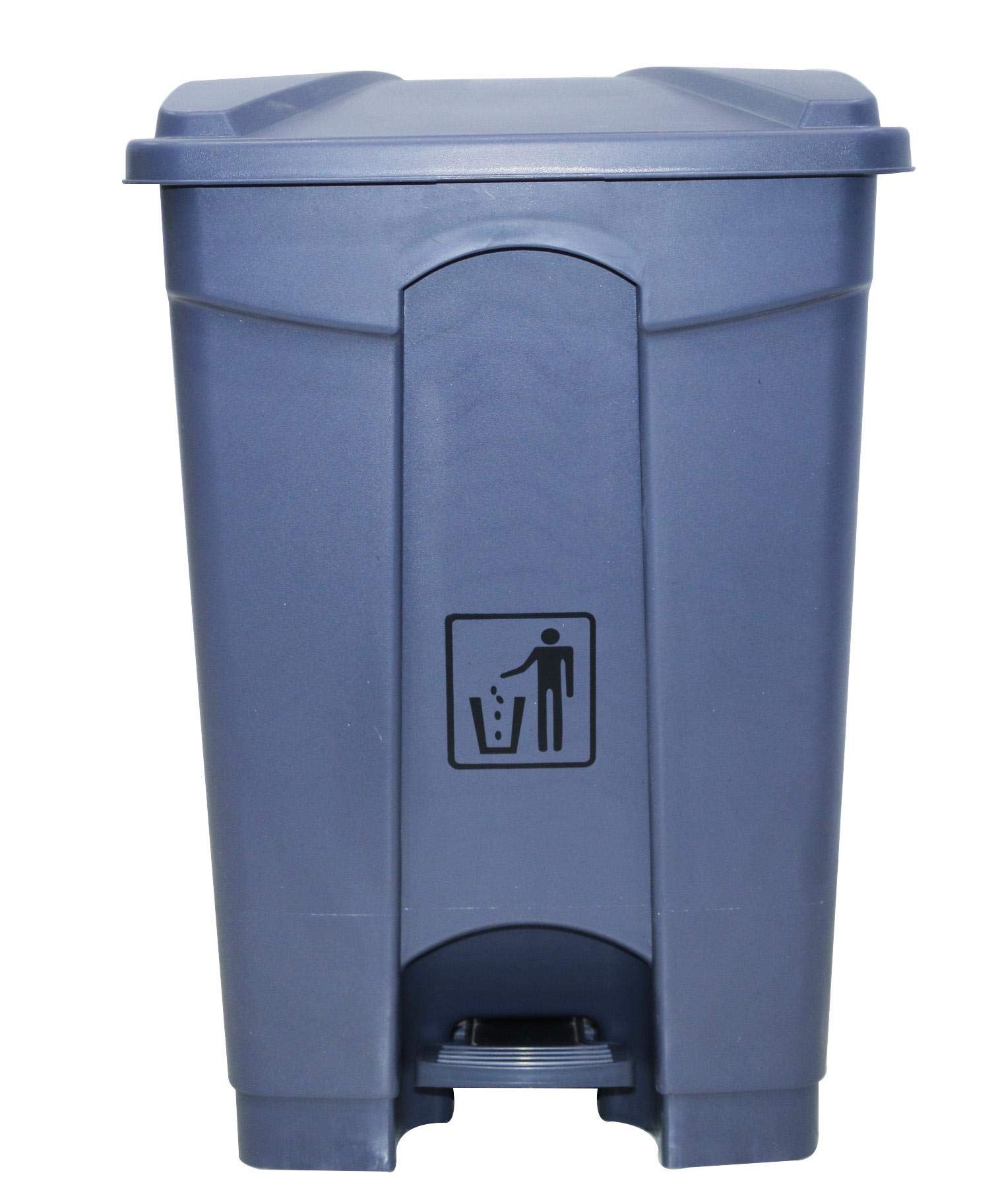 45 Liters Step-on Waste Bin - Grey