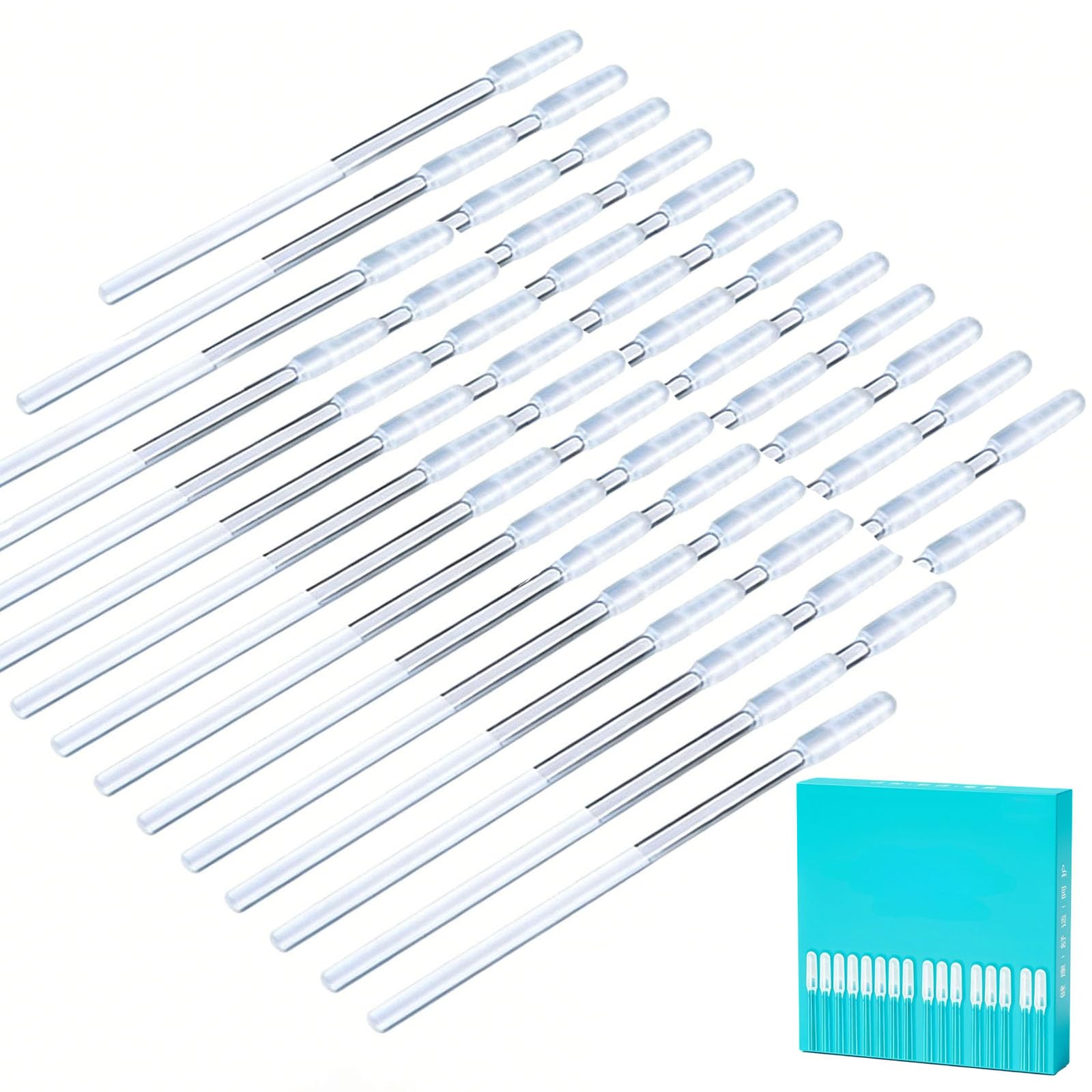 Dual-Head Sticky Ear Cleaning Stick Gentle Earwax Removal Adhesive Swabs for Adults Disposable Ears Cleaner Pick with Safe