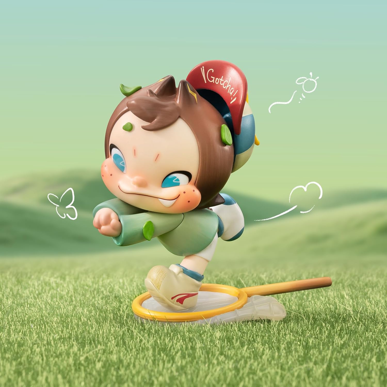 52TOYS NINNIC NI Vibes Only 1PC, Collectible Toy Kawaii Action Figures Creative Gift Room Decor Desktop Decoration 5.91 Inch, Gift for Birthday Partpy