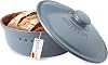 Römertopf Bread Pot Made of Natural Ceramic, Ideal for Storing Bread, Diameter 30.0 cm