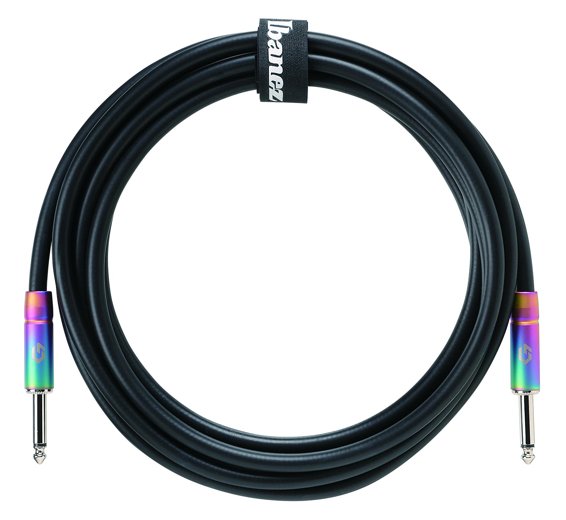 Ibanez GLIDELINE Serie Instrumentenkabel 3,05m 2 gerade Stecker, schwarz