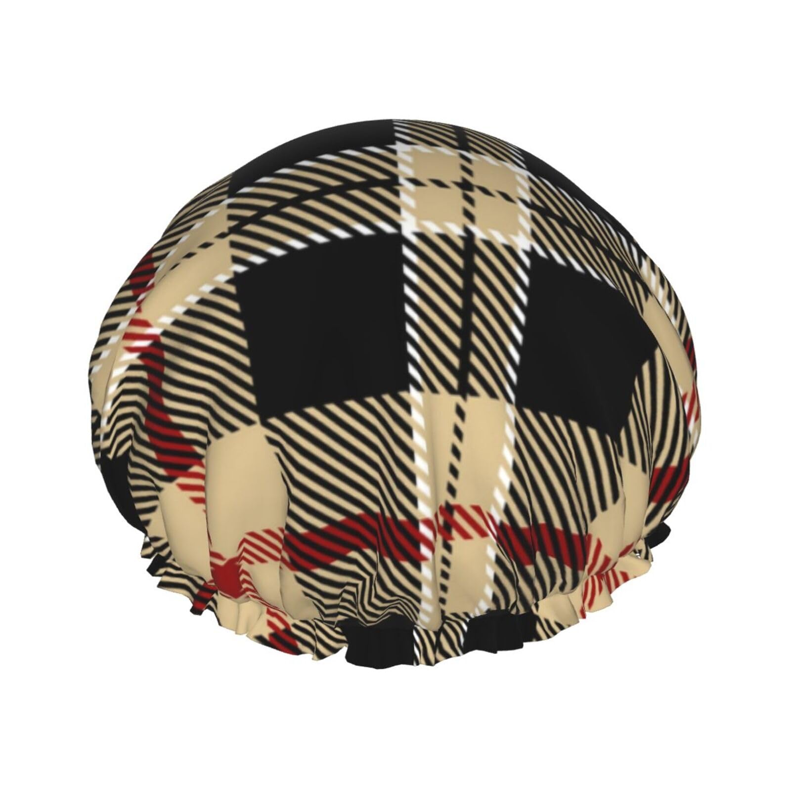 Bonnet de douche pour femme grand format cheveux longs étanche et réutilisable