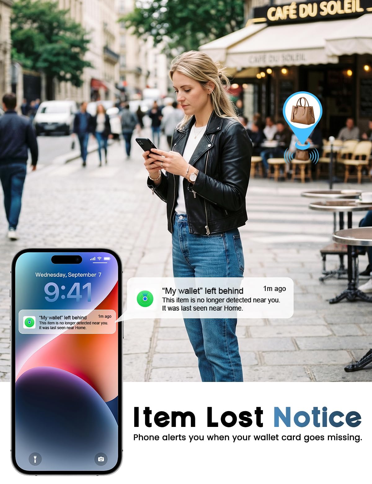 Paquete de 2 tarjetas de seguimiento de cartera 2026 (iOS y Android), tarjeta inteligente Bluetooth de batería de 5 a 10 años, tarjeta de seguimiento delgada de 0.09, funciona con Apple Find My y